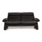 Black Leather Sofa by Lugano Erpo 3