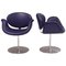 Purple Little Tulip Swivel Chairs by Pierre Paulin for Artifort, Set of 2 1