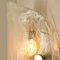 Murano Opal Clear Glass Sconces or Wall Lights from Kalmar, 1970s, Set of 2 2