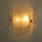 Murano Opal Clear Glass Sconces or Wall Lights from Kalmar, 1970s, Set of 2, Image 14