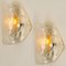 Murano Opal Clear Glass Sconces or Wall Lights from Kalmar, 1970s, Set of 2 12