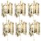 Ice Glass Wall Sconce, Austria, 1970s, Image 1