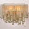 Large Clean Square Blown Light Fixture from Doria, 1960s 8