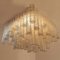 Lampada da soffitto grande pulita in vetro soffiato di Doria, anni '60, Immagine 10