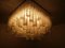 Lampada da soffitto grande pulita in vetro soffiato di Doria, anni '60, Immagine 5