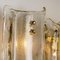 Large Massive Glass Wall Sconces in the Style of Kalmar, Set of 2 8