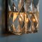 Palwa Wall Light Fixtures in Chrome-Plated Crystal Glass, 1970s, Set of 2 9