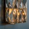 Palwa Wall Light Fixtures in Chrome-Plated Crystal Glass, 1970s, Set of 2, Image 9