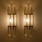 Murano Glas und Messing Wandlampen im Venini Stil, Italien, Set of 2 10
