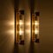 Large Venini Style Murano Glass and Gilt Brass Sconce, Italy 3