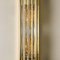 Large Venini Style Murano Glass and Gilt Brass Sconce, Italy 7