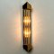 Large Venini Style Murano Glass and Gilt Brass Sconce, Italy, Image 8