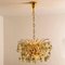 Large Brass and Crystal Chandelier by Ernst Palme, Germany, 1970s 10