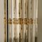 Large Venini Style Murano Glass and Gilt Brass Sconce, Italy 7