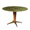 Table in Stained Beech, Brass & Onyx, Italy, 1950s 1