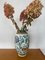 Große florale Art Keramikvase von Gouda, 1930er 8
