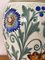Large Art Ceramic Flower Pattern Vase from Gouda, 1930s 3