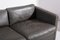 Sofa Set in Grey Leather by Charles Pfister for Knoll, USA, 1970s, Set of 3 11