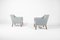 Danish Modern Club Chairs from Einar Larsen, 1950s, Set of 2 2