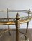 Round Neoclassical Style French Brass Drinks Trolley from Maison Jansen, 1940s 4