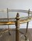 Round Neoclassical Style French Brass Drinks Trolley from Maison Jansen, 1940s, Image 4
