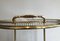 Round Neoclassical Style French Brass Drinks Trolley from Maison Jansen, 1940s 6