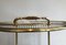 Round Neoclassical Style French Brass Drinks Trolley from Maison Jansen, 1940s, Image 6