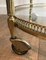 Round Neoclassical Style French Brass Drinks Trolley from Maison Jansen, 1940s 8