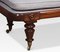 Rosewood Framed Scroll Arm Chaise Lounge in the style of Wm Trotter 4