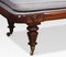 Rosewood Framed Scroll Arm Chaise Lounge in the style of Wm Trotter, Image 4