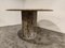 Vintage Round Granite Center Table, 1970s 4