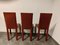 Red Leather Dining Chairs from De Couro Brazil, 1980s, Set of 6, Image 9