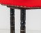 Ebonised Aesthetic Movement Octagonal Centre Table with Red Baize, Image 4