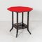 Ebonised Aesthetic Movement Octagonal Centre Table with Red Baize, Image 6