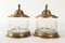 Antique Crystal and Bronze Jars, 19th-Century Set of 2, Image 1