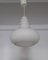Vintage Ceiling Lamp in White Enamel Glass, 1970s, Image 2