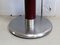 Small Circular Brushed Stainless Steel Pedestal Table, 1920s 15