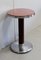 Small Circular Brushed Stainless Steel Pedestal Table, 1920s, Image 2
