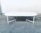 Belgian White Extendable Dining Table, 1970s, Image 1