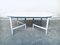 Belgian White Extendable Dining Table, 1970s, Image 11