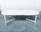 Belgian White Extendable Dining Table, 1970s 9