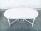 Belgian White Extendable Dining Table, 1970s 7