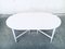 Belgian White Extendable Dining Table, 1970s, Image 7