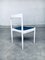 Belgian White Dining Chair, 1970s, Set of 9, Image 4