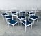 Belgian White Dining Chair, 1970s, Set of 9, Image 14