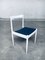 Belgian White Dining Chair, 1970s, Set of 9 1