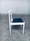Belgian White Dining Chair, 1970s, Set of 9 6