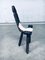 Spanish Brutalist Wooden Tripod Chair & Stool, 1960s, Set of 2 6