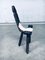 Spanish Brutalist Wooden Tripod Chair & Stool, 1960s, Set of 2, Image 6