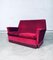 Fuchsiafarbenes 2-Sitziges 2-Sitzer Sofa mit Fransen im Hollywood Regency Stil, 1960er 13